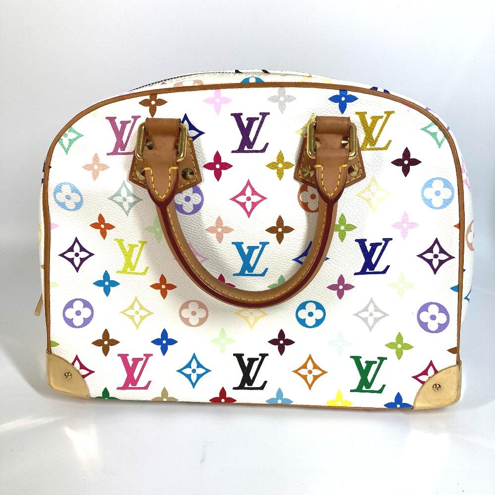 Louis Vuitton M92663 Monogram Multicolore Deauville Hand Bag Blanc