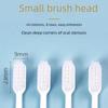 K404C Зубная щетка для взрослых с мягкой щетиной, семейная упаковка — защита десен, чистка зубов, межзубные промежутки, маленькая головка, ручная, высокая плотность