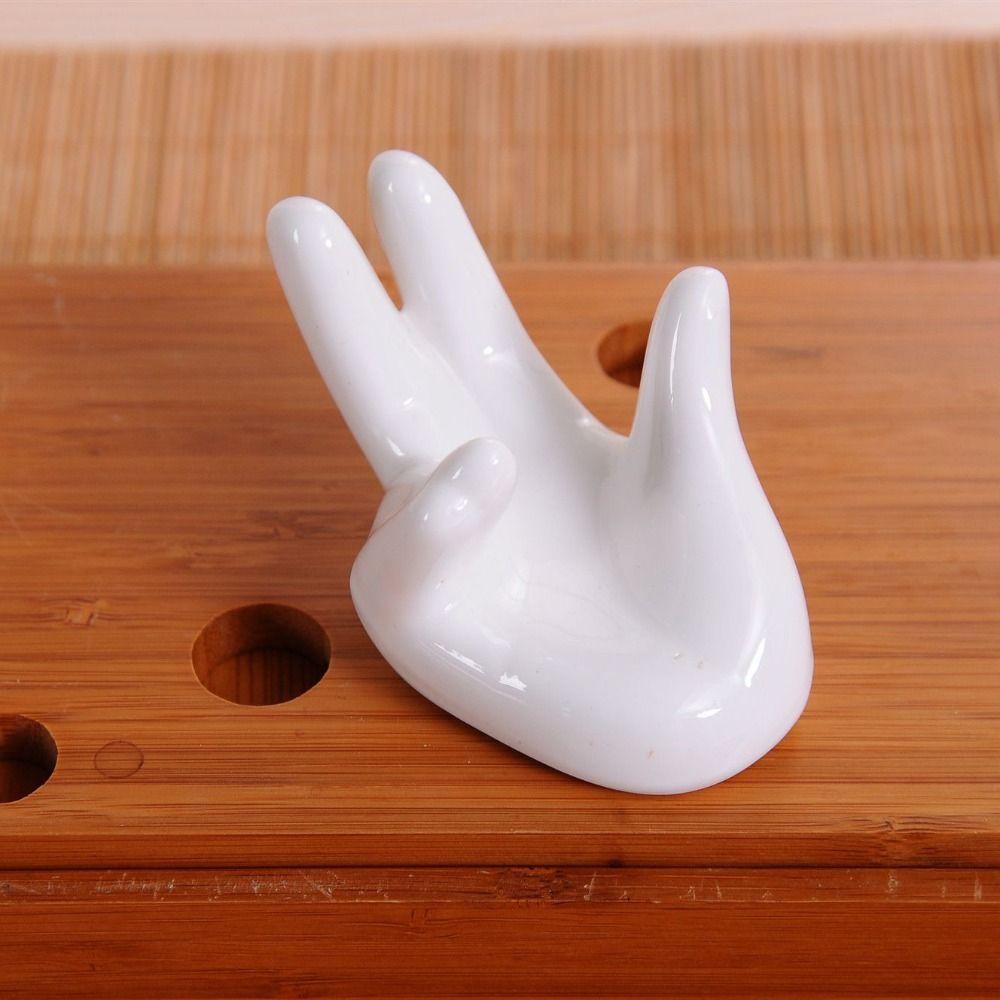 Soild Color Ceramic Crystal Ball Base Rhinestone Support Buddha Hand Sphere Holder Photography Props Sphere Display Stand