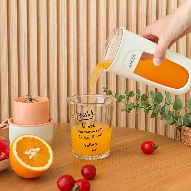 New Portable Juicer Bottle USB Charging High Quality Juice Cup Home Multi-functional Automatic Fruit Blender For Home Kitchen