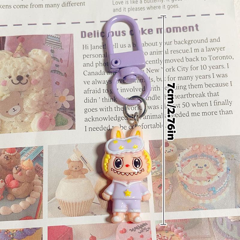 1 шт. Милая маска для глаз пижама брелок мультфильм монстры телефон кулон наушники чехол подвеска сумка Декор автомобильный брелок