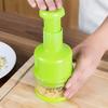 Manual Pressed Chopper with Non-Slip Handle Easy To Clean Versatile Compact Hand Press Food Chopper Vegetable Cutter