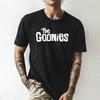 Белый Арт The Goonies Потертый Логотип Унисекс летняя футболка Хлопок модная одежда для пары