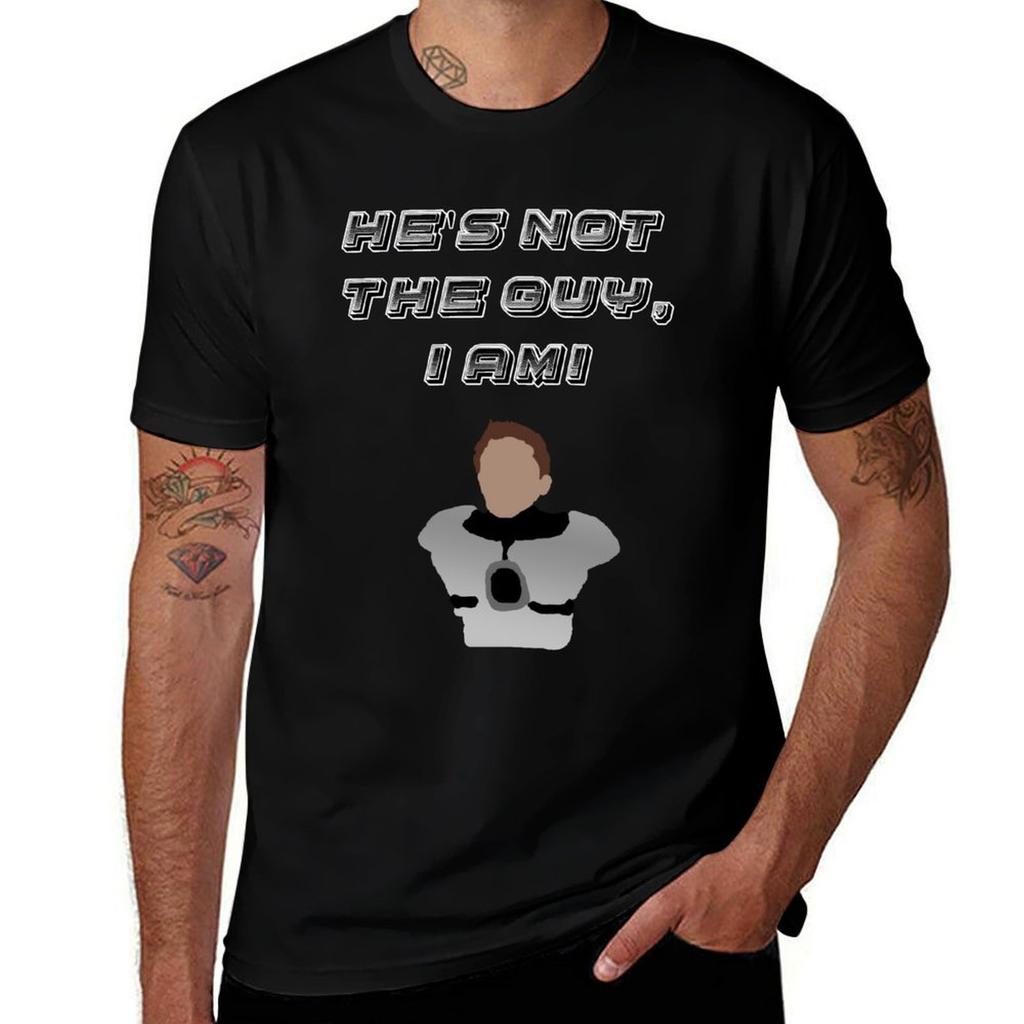 Hes not the guy I am TShirt Abstract Pattern Print Top