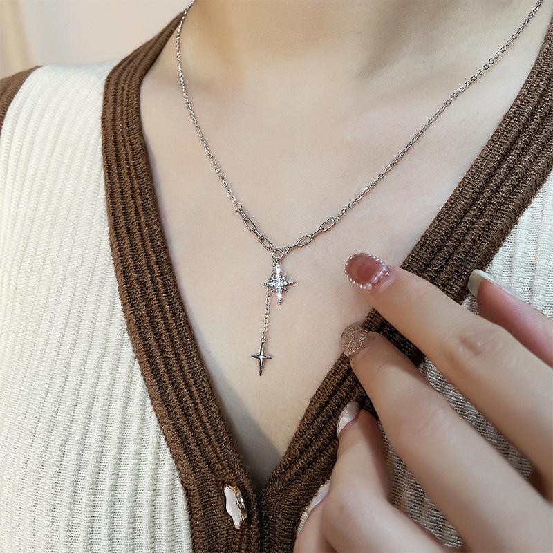 Женское ожерелье Lindon, кулон из медного сплава, циркон, модный подарок