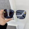 Милые квадратные дизайнерские солнцезащитные очки женские мужские большая оправа градиентные стильные солнцезащитные очки женские мужские бренд мода