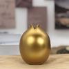 1PC Golden Resin Vase Light Luxury Cabinet Flower Vase Nordic Modern Flower Arrangement Pot Living Room Office Decoration