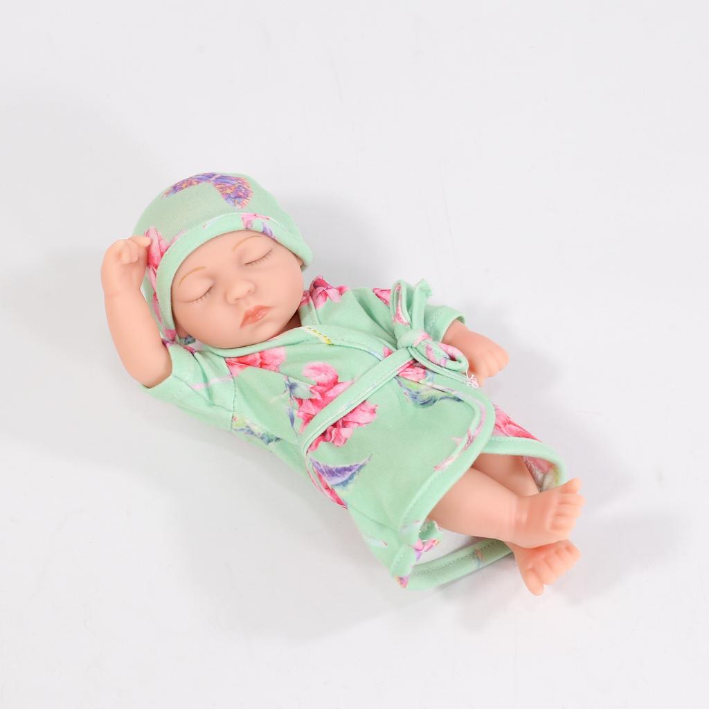 19 см детская кукла реборн мини-моделирование всего тела мягкая резиновая эмалированная кукла подарок для девочки кукла кукла