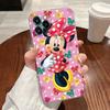 Мультяшный чехол Minnie Mouse Прозрачный чехол для телефона для iPhone 17 Pro Max 17E 11 12 13 14 15 16 Pro Max Plus 17 Air 16E 7 X Дисней Чехол