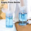 100/150/200/300ml Refillable Empty Press Pump Bottle Dispenser Liquid Container Remover Cleaner Polish Makeup Manicure Tool