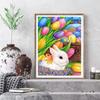 5D Diy Diamond Painting Lily and Rabbit Cross Stitch Set Full Diamond Embroidery Mosaic Art Picture of Rhinestones Decor Gift