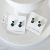 E404 Emerald Austrian Genuine Crystal Earrings