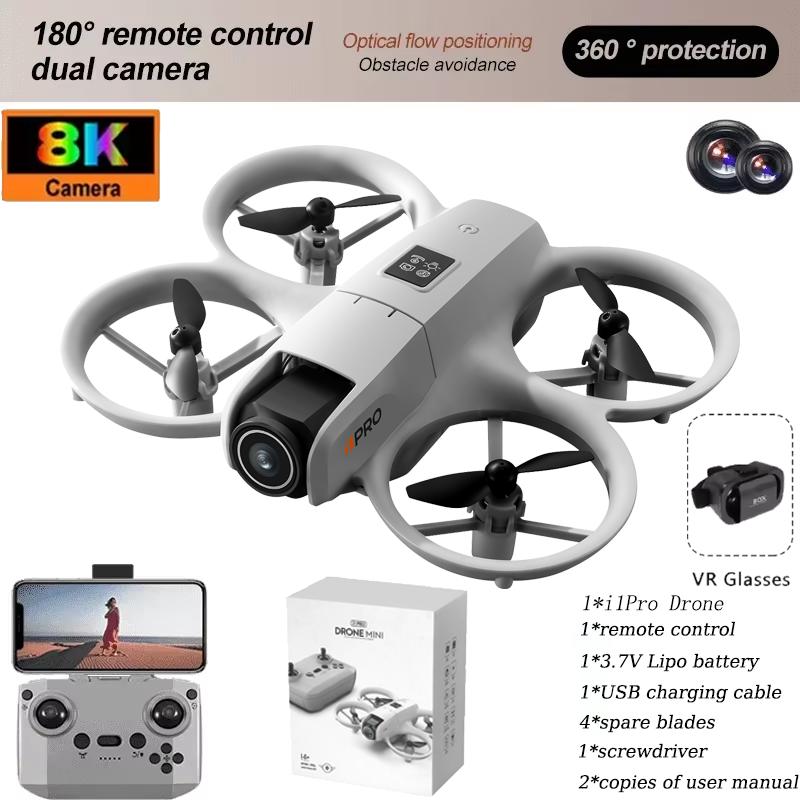 i1PRO Mini Drone Professional 8K HD Camera Drone 5G WIFI FPV UAV With screen remote control Avoidance Aerial Quadcopter Toy Gift