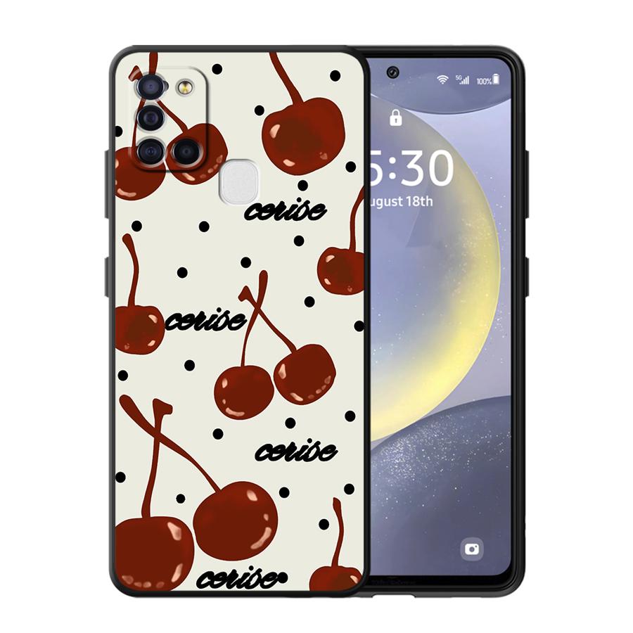 Мультяшная вишня Чехол для телефона для Samsung Galaxy A06 A15 A13 A20 A04 A70 A05 A17 A12 A16 A40 A50