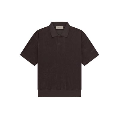 Мужские топы-поло с коротким рукавом из махровой ткани SS23 Сливовый FOG-SS23-341