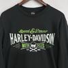 Harley Davidson Злодей Военная База Рамштайн ВВС Германия Длинный рукав Черный