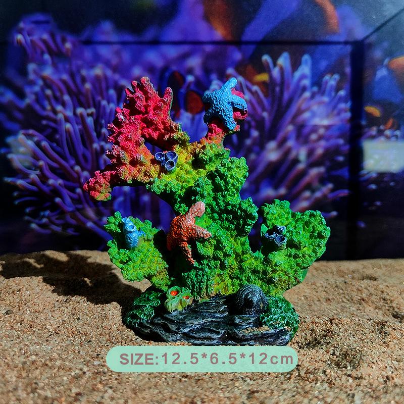 Fish Tank Aquarium Small Ornaments Colorful Simulation Coral Water Artificial Plants Aquarium Decorations Accessories Gifts