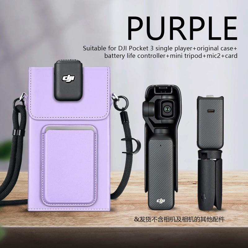DJI Pocket 3 Camera Carry Case With Neck Strap Waist Belt Multi-Functional Protective Pouch Outdoor Travel