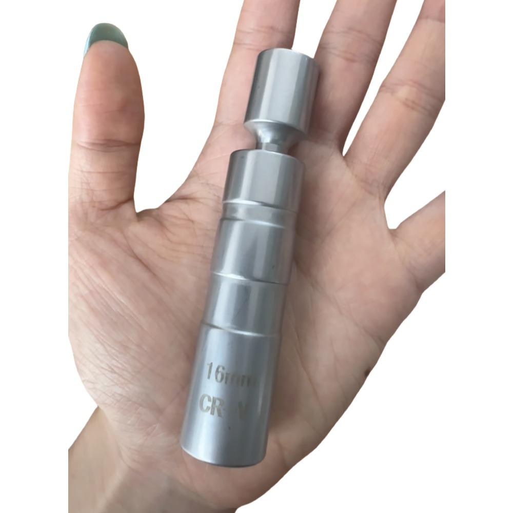 Адаптер торцевого ключа для свечей зажигания 14 мм 16 мм универсальный шарнир с магнитным гибким тонкостенным приводом 3/8" инструмент для обслуживания автомобиля