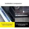 Car Stickers Anti Scratch Door Sill Protector Rubber Strip Carbon Fiber Car Threshold Protection Bumper Film Sticker Styling