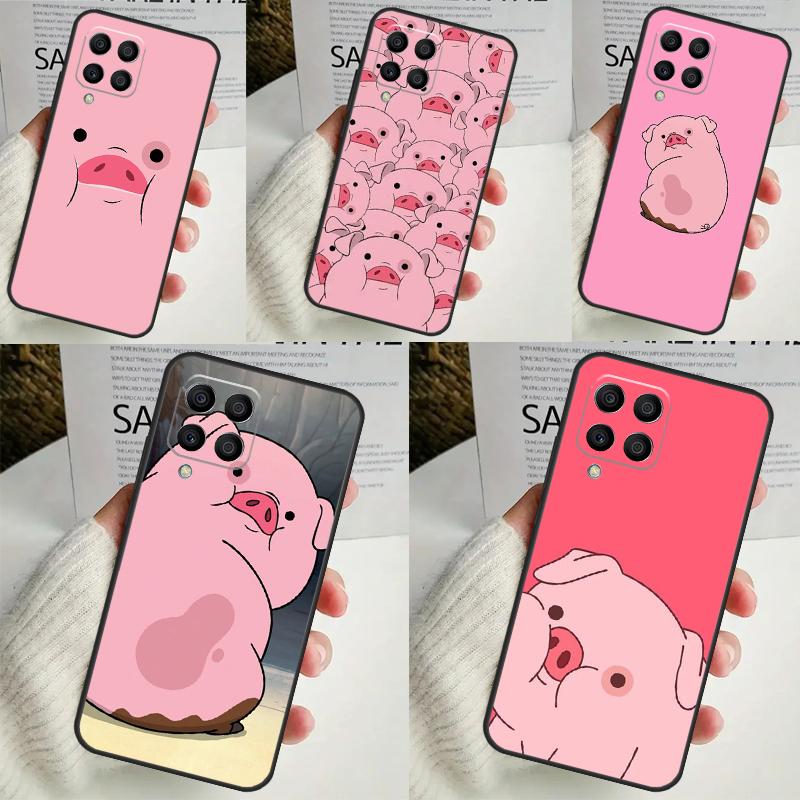Cartoon Pig For Samsung Galaxy M15 M55 M13 M33 M53 M21 M31 M51 M30s M20 M14 M34 M54 M12 M32 M52 Case
