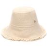 WHITE SANDS Knit Wire Bucket Hat Sarah Ivory
