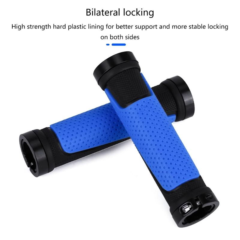 1 пара ручек руля для горного велосипеда, резиновые накладки для руля