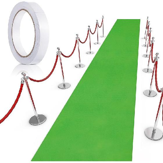 Shappy Фиолетовый Ковровая дорожка для вечеринки Толщина 55 г/м² с ковровым скотчем Коврик для прихожей для выпускного свадебного торжества Танцпол Уличные аксессуары(2,6