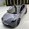 Премиум 1:Литой Модель Tesla Model Y Электромобиль Внедорожник Седан Сплав Инерционная Модель Машинки - Белый