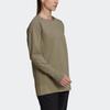adidas Свитшот PARLEY CREW Женский Темно-коричневый HG6632