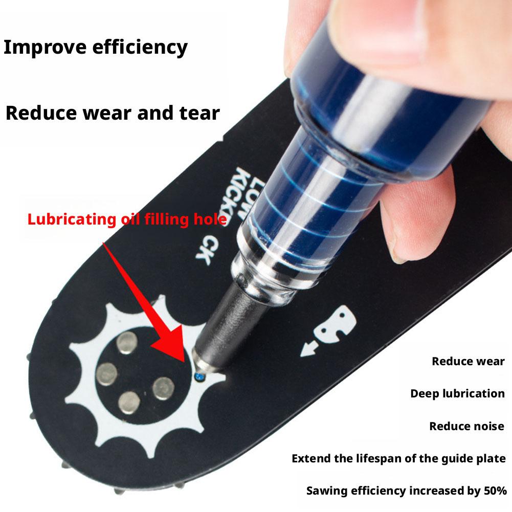 Portable Precision Grease Tool Deep Lubrication Anti Rust Anti Corrosion Chainsaw Guide Plate Lubricating Oil Injector