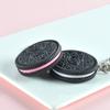 Realistic 11 Oreo Cookie Keychain Cute Sandwich Cookie Pvc Pendant Creative Oreo Model Characters)