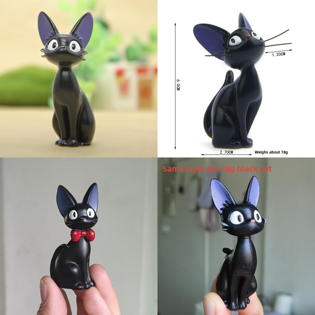 Resin Black Cat Mini Ornament With Handcrafted Style For Friendship And Gifts