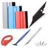 Application Tool Kit for Car Wrap Includes Squeegee Car and Sticker Application Aids 7-Piece Film, Scratch-Free, Bubble-Free Installation, Wallpaper,