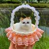 Реалистичный Мяукающий Котёнок в Цветочной Корзинке Кукла - Новый Стиль 2024 для Девочек и Детей.
