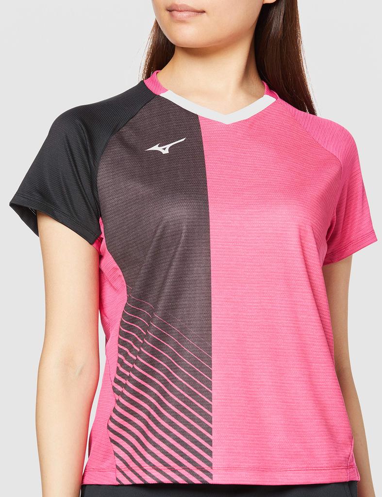 Mizuno Table Tennis Game Short Easy to Move JTTA Japan Size XL to Japanese Size Shirt, Sleeve, in, Moisture-Wicking, Quick-Drying, Standard,