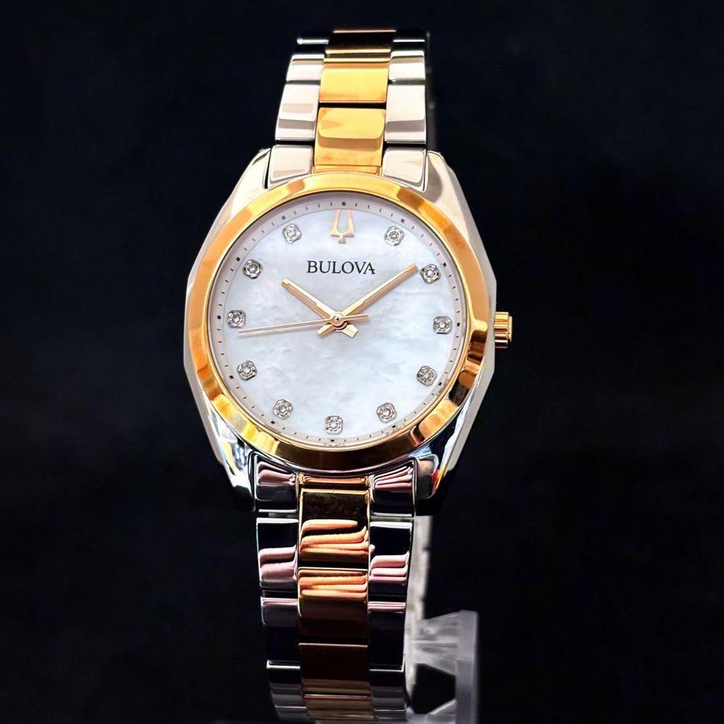 Б/у [Noble] BULOVA/Булова/Женские часы/С бриллиантами/Красивые/Для женщин