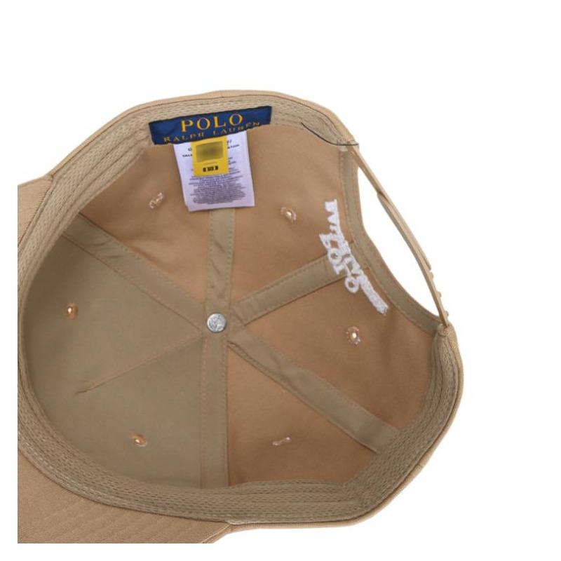 Polo Ralph Lauren Дизайн с логотипом пони Полиэстер Бейсболка Унисекс Пара Бежевый 710833790 020