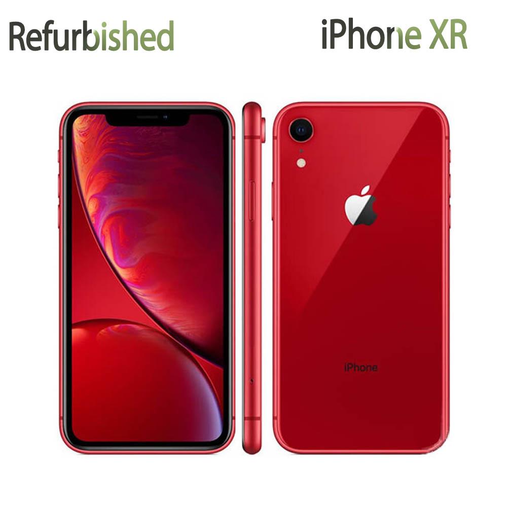 Восстановленный Оригинальный Apple iPhone XR 3 ГБ ОЗУ 64 ГБ/256 ГБ ПЗУ Мобильный телефон с SIM + eSIM