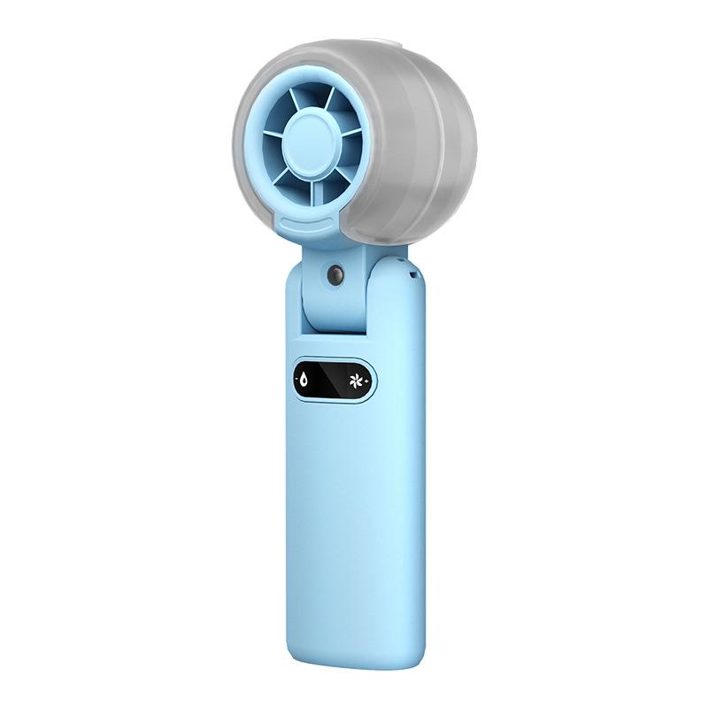 Portable Folding Turbo Fan with High-Speed Cooling & Neck Strap