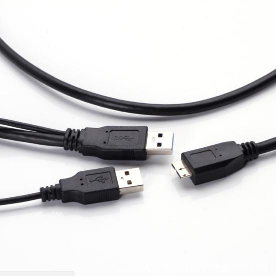 Кабель-переходник USB 3.0 A на Micro B Шнур питания USB 2.0 для жесткого диска SSD