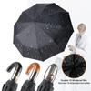 Зонт автоматический классический английский стиль 10 ребер сильный ветроустойчивый 3 складной зонт от дождя деловой мужской качественный зонтик
