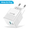 PD 25W Fast Phone Charger Quick Charge Type C Wall Charger for IPhone Xiaomi Samsung Huawei EU/US Plug USB Phone Charger Adapter