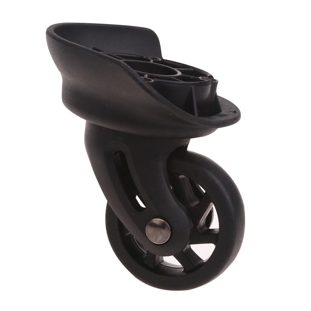 2 шт. Сменные колеса для тележки Сверхпрочные для багажного ящика Чемодана Комплект поворотных колес на 360 градусов Однорядное бесшумное колесо