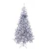 Christmas Tree Silver Metal Plastic 110 X 110 X 210 Cm