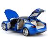 DQMN8 1/32 Tesla Model S 100D SUV Toy Car Model Diecast Alloy Metal Miniature Sound & Light Pull Back 1:32 Collection Gift For Boy Kid