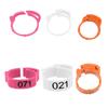 Кольцо для ног, пряжка, кольцо, принадлежности для птицефермы, для курицы, утки, голубя, 100 шт./компл., регулируемая ножка, цифровая этикетка