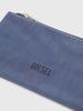 Чехол для карт из кожи наппа с кольцом для ключей X08165P0550 UNI Blue T6033 [Diesel] женский
