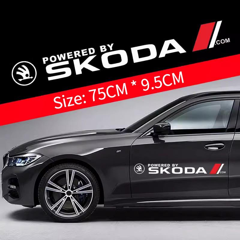 mhwql6 Car Styling Body Side Door Decor Window Decoration Stickers For Skoda Rapid Fabia 1 2 Octavia 2 A7 A5 A4 Yeti Superb 3 A5 VII