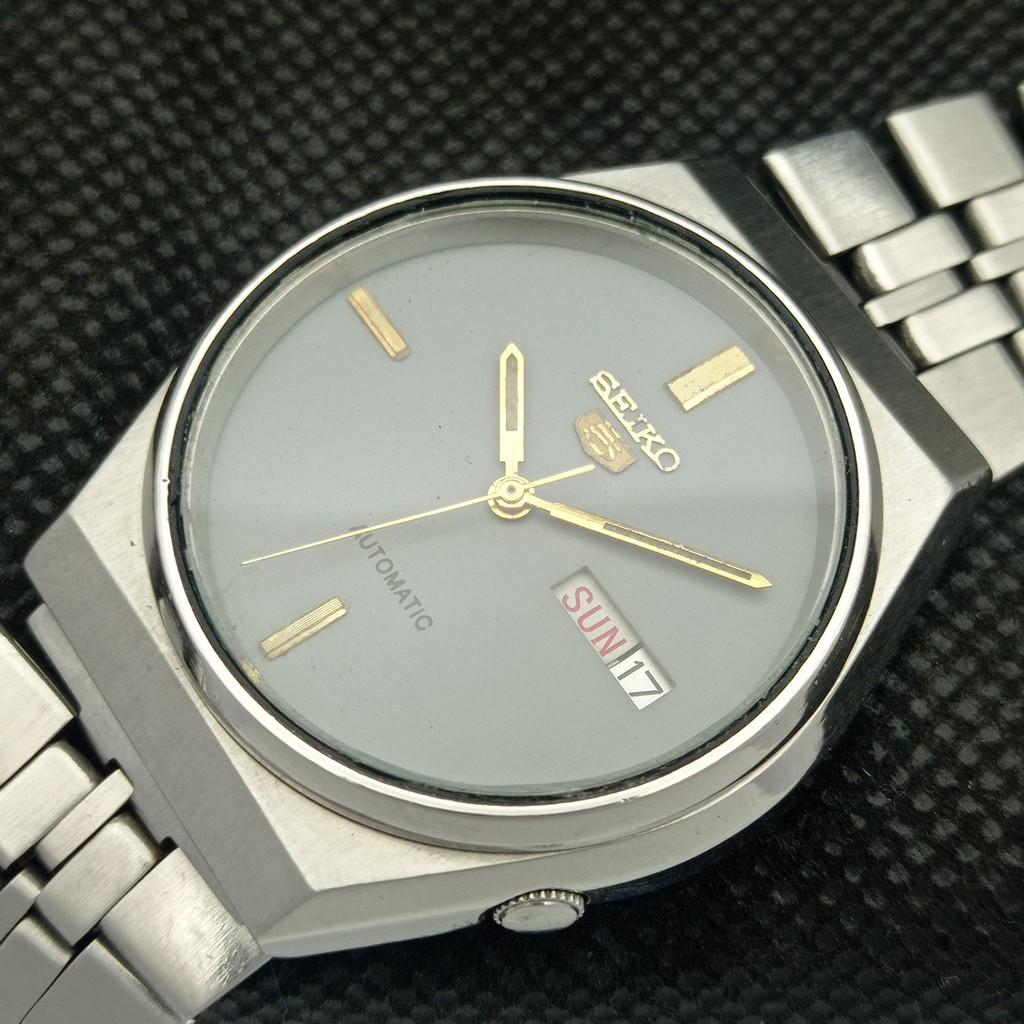 Б/У винтажные часы SEIKO 5 AUTOMATIC 6309A JAPAN MENS D/D GREY WATCH 592-a311122-9